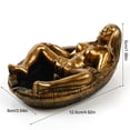 thumbnail image 4 of Cateissary Estatua de resina, Cenicero, adorno para de salón, figurita Artware, contenedor para cenizas de cigarrillos, decoración de mesa, Artesanía Cateissary HA061566-00, 4 of 6