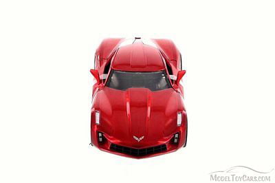 2009 Chevy Corvette Stingray Concept, Red - JADA 97467 - 1/24 Scale Diecast  Model Toy Car