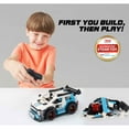 thumbnail image 5 of Wise Block RC Race Car Small Brick Building Set with Electric Motor & 4-Way Remote Control, 5 of 6
