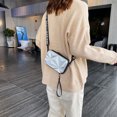 thumbnail image 4 of Moda maleta forma monedero mujer hombro mensajero equipaje bolsa (plata) Tmvgtek Para estrenar, 4 of 9