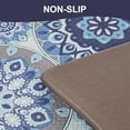 thumbnail image 5 of Kitchen Mats Sets 2 Piece, Memory Foam Kitchen Rugs and Mats Non Slip Washable, Farmhouse Anti Fatigue Kitchen Mat and Runner Set, Blue Cushioned Floor Comfort Mat, 17'''' x 47'''' + 17'''' x 30'''', 5 of 5