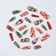thumbnail image 3 of Christmas Press-On Nails, 24 Pcs Long Ballet Shape with Cartoon Candy Cane & Gingerbread House, Festive Full Cover Fake Nails for Holiday Party Gift, 3 of 5