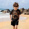 thumbnail image 3 of Xdegoge Tween Kids Cool 3D Lion Animal Shirts for Boys Girls Short Sleeve Novelty Graphic Tees Summer Casual Crewneck Everyday Tops, Size 11-12, 3 of 5