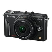 Panasonic Lumix DMC-GF2 12.1 Megapixel Mirrorless Camera with Lens, Black