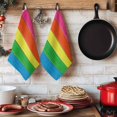thumbnail image 6 of Colorful Wooden Grain Kitchen Towels Set of 4, Farmhouse Vintage Country Gradient Absorbent Dish Towels for Kitchen, Microfiber Hand Towel, Quick Drying Tea Towel for Cleaning Decorative Dishcloths, 6 of 7