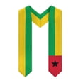 thumbnail image 2 of More design Graduation shawl Guinea-Bissau Flag & United States Flag Stole Sash Honor Study Aboard International Students, 2 of 9