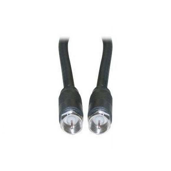 CableWholesale.com - RF cable - F connector male to F connector male - 3 ft - double shielded coaxial - black