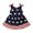 Blue, variant on Odeerbi Toddler Dress Girls Summer Slip Dress Independence Day Dresses Striped Star Flag Day Suspender Dresses Children Baby Clothes Blue