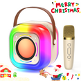 thumbnail image 1 of Bocina Bluetooth JYX para Adultos y Niños, Altavoz Bluetooth Portátil con Luces de DJ y Micrófonos Inalámbricos para Fiestas al Aire Libre/ En Casa, D37, 1 of 9