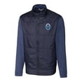thumbnail image 2 of Men's-Cutter & Buck  Navy Vancouver Whitecaps FC Stealth Hybrid Quilted Full-Zip Windbreaker Jacket, 2 of 3