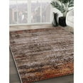 thumbnail image 3 of Ahgly Company Machine Washable Indoor Rectangle Industrial Modern Sepia Brown Area Rugs, 2' x 5', 3 of 7