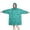 Alien UFO Teal Pattern, variant on Wearable Blanket Hoodie,Alien UFO Teal Pattern Oversized Sherpa Blanket Hoodie with Super Pockets,Super Warm Fuzzy Pullover for Women & Men