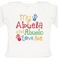 thumbnail image 4 of Inktastic My Abuela and Abuelo Love Me Boys or Girls Long Sleeve Baby Bodysuit, 4 of 5