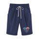 thumbnail image 1 of Pantalones Cortos Casuales para Mujer Día de la Independencia Impreso Elástico de la Cintura, Pantalones Cortos de Verano para Mujeres, 1 of 4
