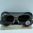 thumbnail image 5 of RB-Hip Hop-sunglasses Brand new Auth Aviator Unisex sunglass RB3025 Gold/Brown Polarized 55, 5 of 5