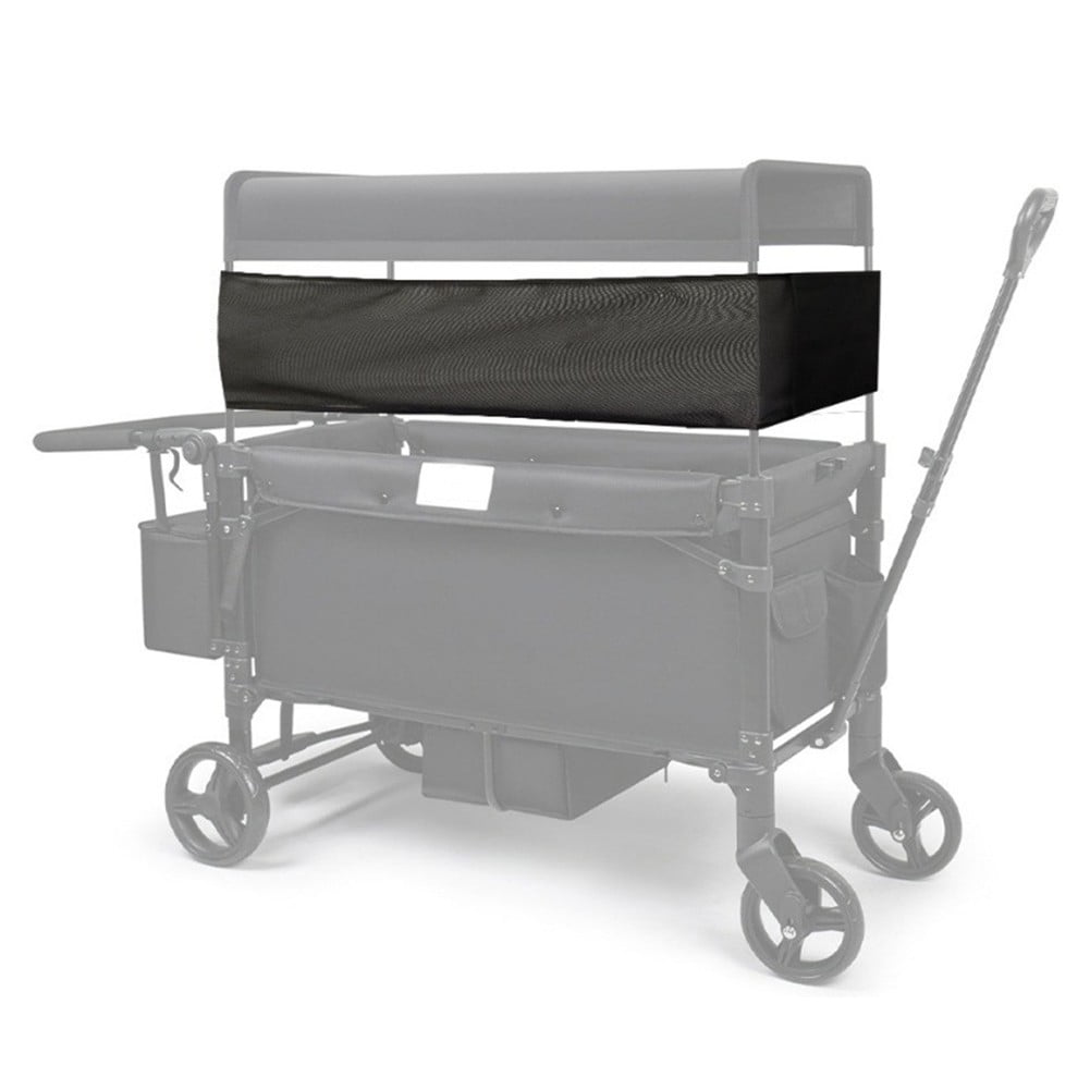 Camping Wagon Stroller Sunshade Net Breathable Canopy Adjustable Wagon Cover
