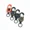 4pcs, variant on VIEJAKLG 3-in-1 Retractable Pull Reel Carabiner Keychain with Strong Steel Wire Rope Buckle, Compact Outdoor EDC Tool for Camping Hiking Travel Daily Use, 64cm Length Multifunctional Organizing Essen
