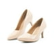 thumbnail image 3 of Zapatilla Elegante Oficina Evento Social Tacon Bajo Charol marron 22, 3 of 7