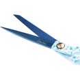 thumbnail image 2 of The Quilted Bear Stainless Steel Fabric Scissors Blue Hearts 8.5", 2 of 4