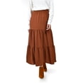 thumbnail image 4 of Falda larga con vuelo Roman Fashion /Juvenil, 7061 (Chedron) cafe CH, 4 of 5