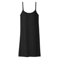 thumbnail image 2 of Ruyang Full Slip for Women Under Dress Adjustable Spaghetti Strap Knee Length Slips Undergarment Nightwear Summer Dress, 2 of 4