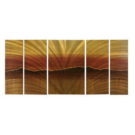 Toucan Metal - Tuscan Sun Metal Wall Art - Set of 5 - 56W x 23.5H in.