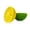 Green, variant on 3pcs Wholesale Lemon Shaped Plastic Ice Cube Mould