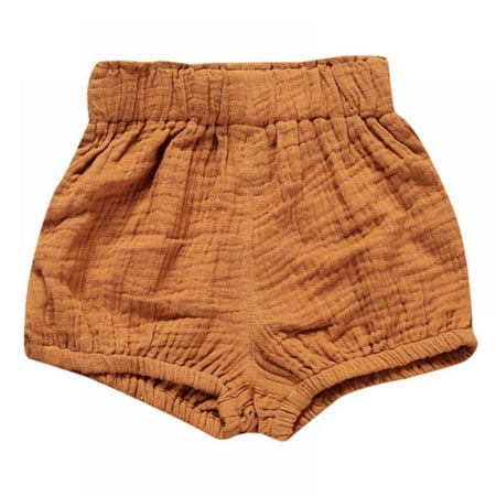

Unisex Baby Girls Boys Cotton Linen Blend Bloomer Shorts