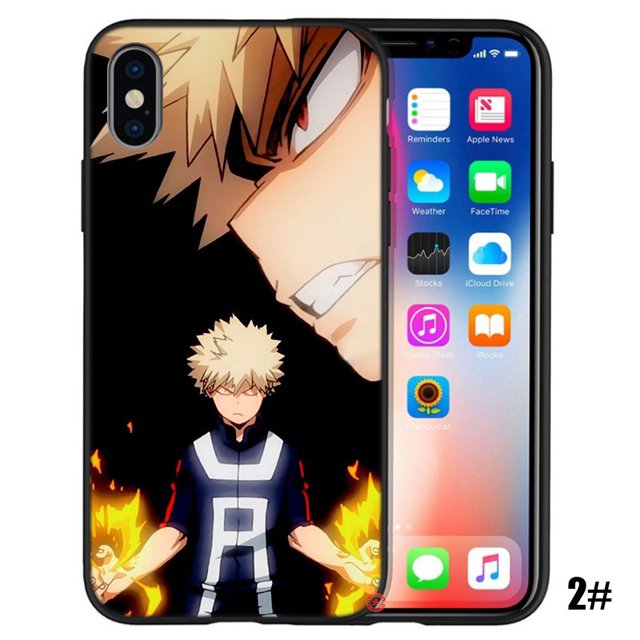 Funda De Silicona Suave Para iPhone SE XR 5 5s 6 6s 7 8 Plus 11 Pro Max 48CBB My Hero Academia BAKUGO