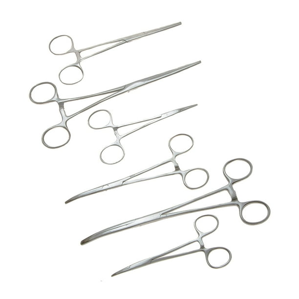 The Ultimate Hemostat Set, 6 Piece Ideal for Fishing, EMT, Nurse, Doctor,  Taxidermy and More