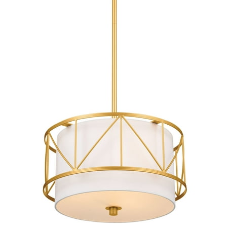

Kichler 52074 Birkleigh 3 Light 14 Wide Pendant - Classic Gold
