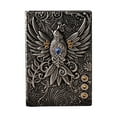 thumbnail image 1 of kjfeif Carnets Embossés A5 Carnet Vintage Cuir Rétro Bronze Journal Intime 100 Feuilles Papier Couverture Rigide Carnet de Voyage pour Écrire Collection de Croquis Cadeau Décoration (5,5 Pouces X 8,3 Pouces), 1 of 6
