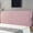 Pink-PK, variant on MMJ Headboard Cover Full Wrap Stretchable 71in Dustproof Protector Soft Padded Elastic Hem Machine Washable Bedroom