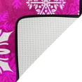 thumbnail image 5 of SKYSONIC Xmas Winter Purple Snowflake Non-Slip Area Rug, Floor Carpet Comfort Floor Mats Decor for Indoor Front Porch Living Room Bedroom Kitchen, 36"x24", 5 of 5