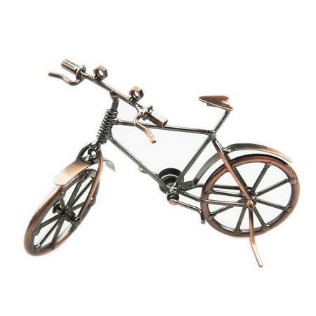 

Mini Bike Model Ornament Metal Retro Bicycle Collection Vintage Miniature Bicycle