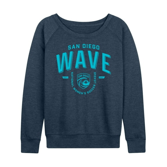 NWSL - San Diego Wave Industrial - Women's French Terry Long Sleeve T-shirt