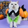 thumbnail image 4 of Pet Costume Dog Cat Pumpkin Suit Halloween Costumes Pets Clothing for Small Dogs and Cats, Perfect for Halloween Christmas and Theme Party, 4 of 8