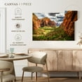 thumbnail image 5 of Elephant Stock Zion National Park Mountainscape Wall Art - Horizontal Canvas Wall Art - Living Room Wall Decor - Nature Canvas - Blue And Brown Decor - 45" x 30", 5 of 8