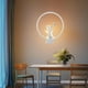 thumbnail image 5 of Lámpara de pared LED para interiores Cálido y romántico Dormitorio Linterna de pared Habitación moderno simple Sala de est 3014 Colco Lámparas de pared, 5 of 8