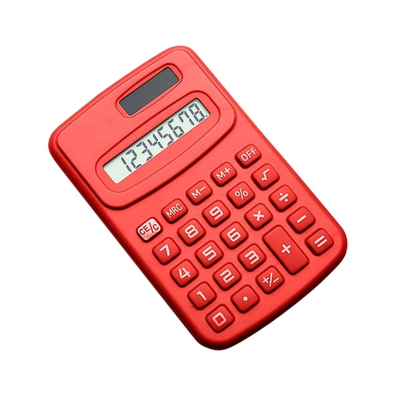 YOBOLK Clearance! School Supplies Basic Standard Calculators Mini Digital Desktop Calculator With 8-Digit LCD Display. Smart Calculator Pocket Size For Home School For Kids Office Supplies