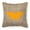 Burlap and Orange, variant on Carolines Treasures BB1050-BL-BN-PW1414 Butterfly Burlap and Brown Canvas Fabric Decorative Pillow BB1050 14Hx14W