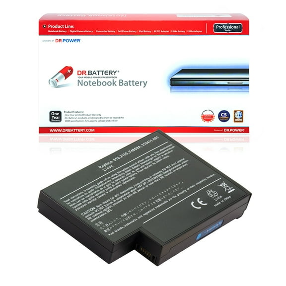 DR. BATTERY - Replacement for Compaq Presario 1100 / 2100 / 2105US / 2190US / 2200 / 2500 / 2580US / 2590US / 916-2150 / CQ-P2100L / DB946A / DB946A#ABA / F4809-60901 / F4098A / F4809A / F4812A