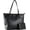 028Black, variant on Montana West Tote Bags Vegan Leather Purses and Handbags for Women Top Handle Ladies Shoulder Bags, Tan-Black