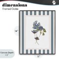thumbnail image 4 of Stupell Industries French Country Blue Summer Memory Florals Black Framed Giclee Art, 11 x 14, by Val Rhodes, 4 of 8