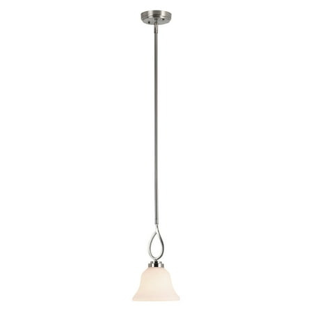 Infinity Brushed Nickel Finish - Trans Globe Lighting 9550-1 BN Light Infinity II Mini Drop Pendant - Brushed Nickel
