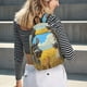 thumbnail image 5 of Disketp Funny Countryside Donkey print Canvas Backpack Lightweight Travel Daypack Student Rucksack Laptop Backpack-Medium, 5 of 5