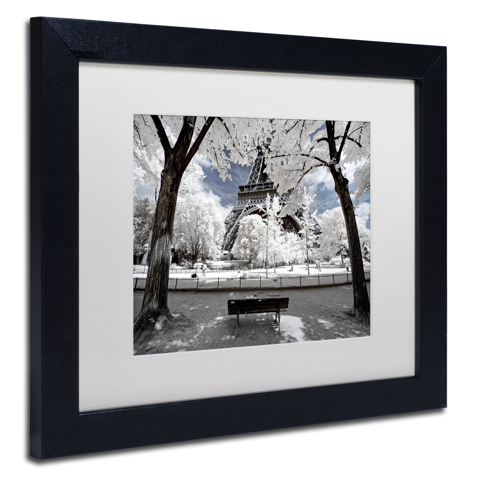Trademark Fine Art "Another Look at Paris VI" Canvas Art by Philippe Hugonnard, White Matte, Black Frame