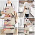 thumbnail image 2 of Yayeee Chief Kitchen Apron with Pockets for Cooking Water Resistant Unisex Adjustable Neck Strap, Flying Planes, 2 of 7