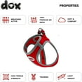 thumbnail image 3 of DDOXX Step-In Air Mesh Reflective Dog Harness, Blue, M (15" to 20" Chest Size), 3 of 8