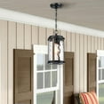 thumbnail image 3 of 1-Light Outdoor Hanging Lantern Light Ceiling Mount Pendant Light Fixture with Water Glass Shade, 3 of 7
